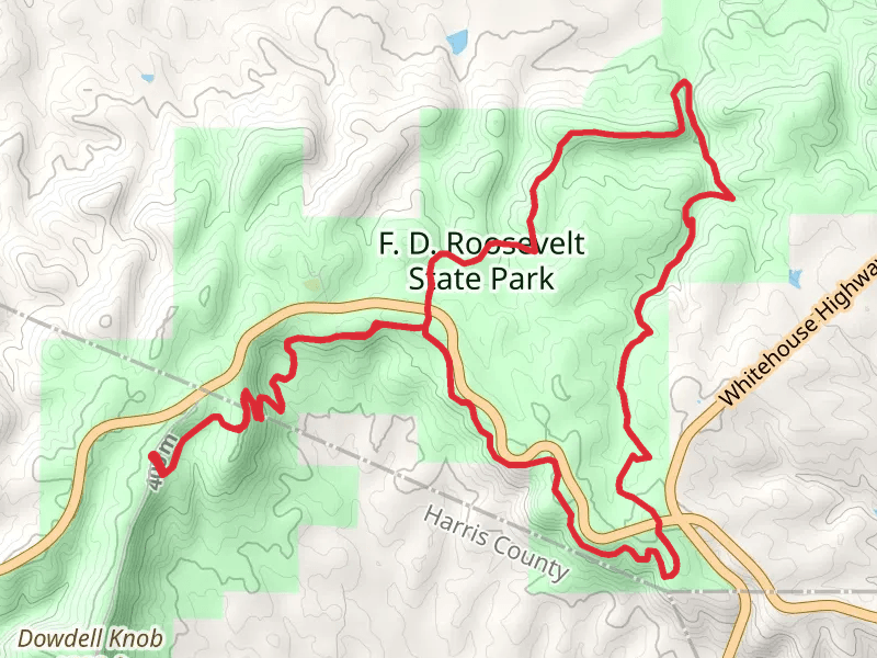 Old Sawmill Campsite via Pine Mountain Trail and White Candle Trail Loop