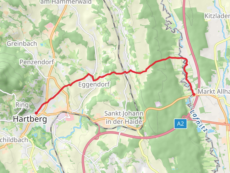 Hartberg - Eggendorf - Lungitz - Lafnitztal