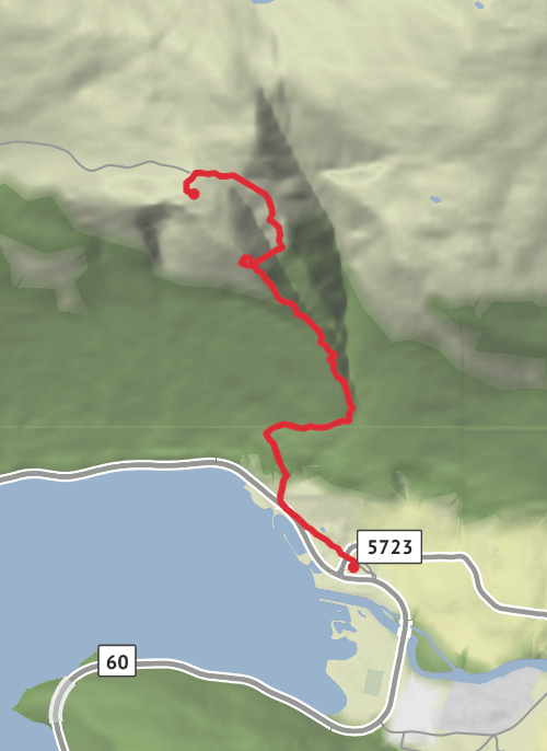 Stryn Hiking mobile static map
