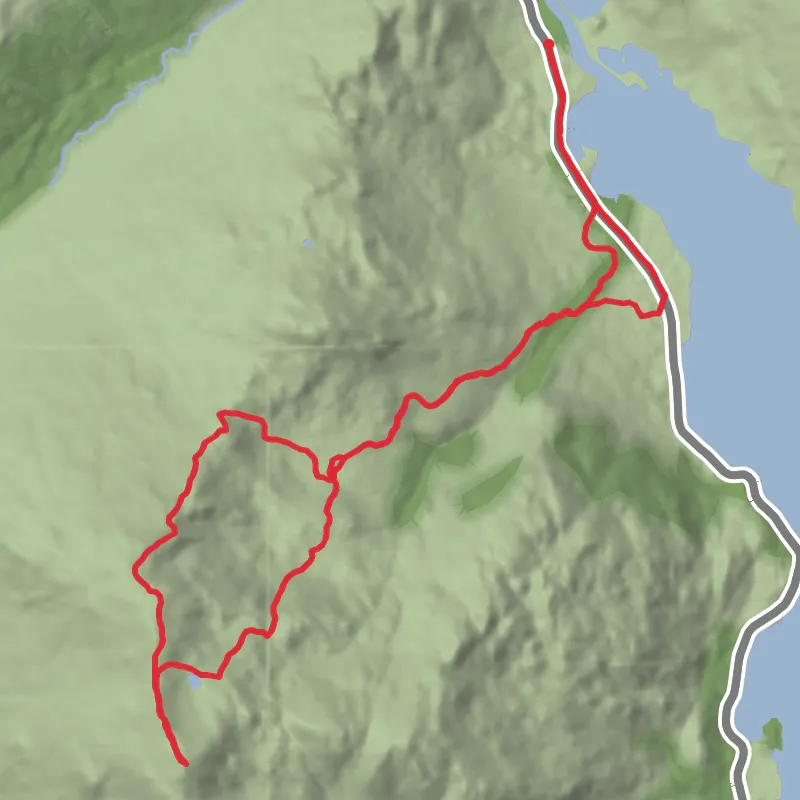 Hike from Argyll and Bute mobile static map