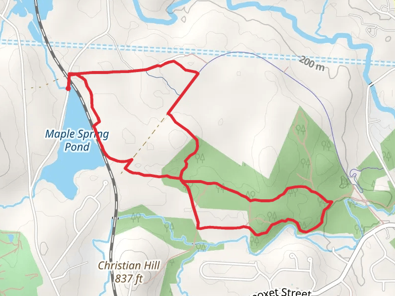 Maple Spring Pond and Cobb Street Loop Trail