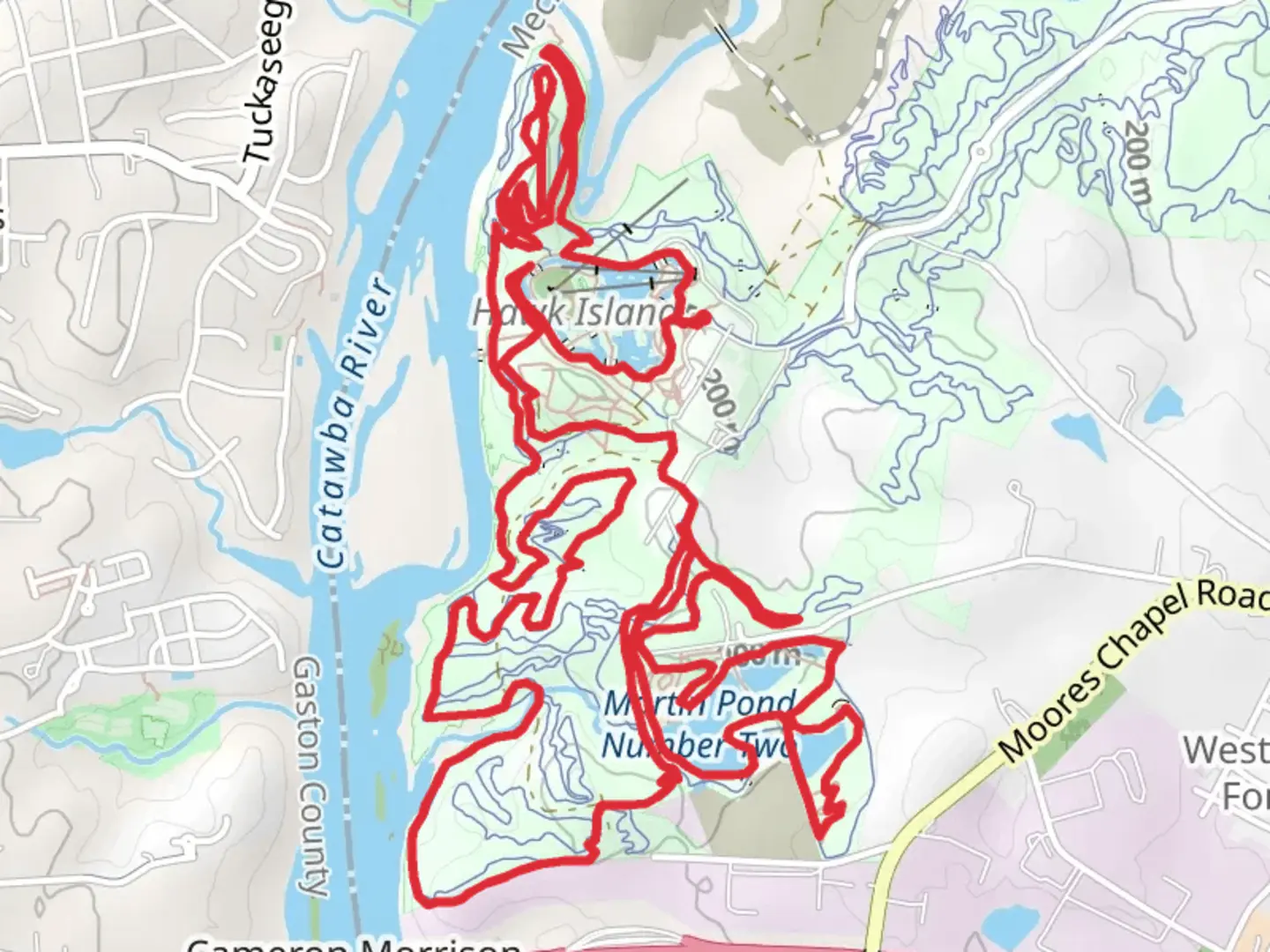 An image depicting the trail North and South Main and Carpet Loop Trail and its surrounding area.