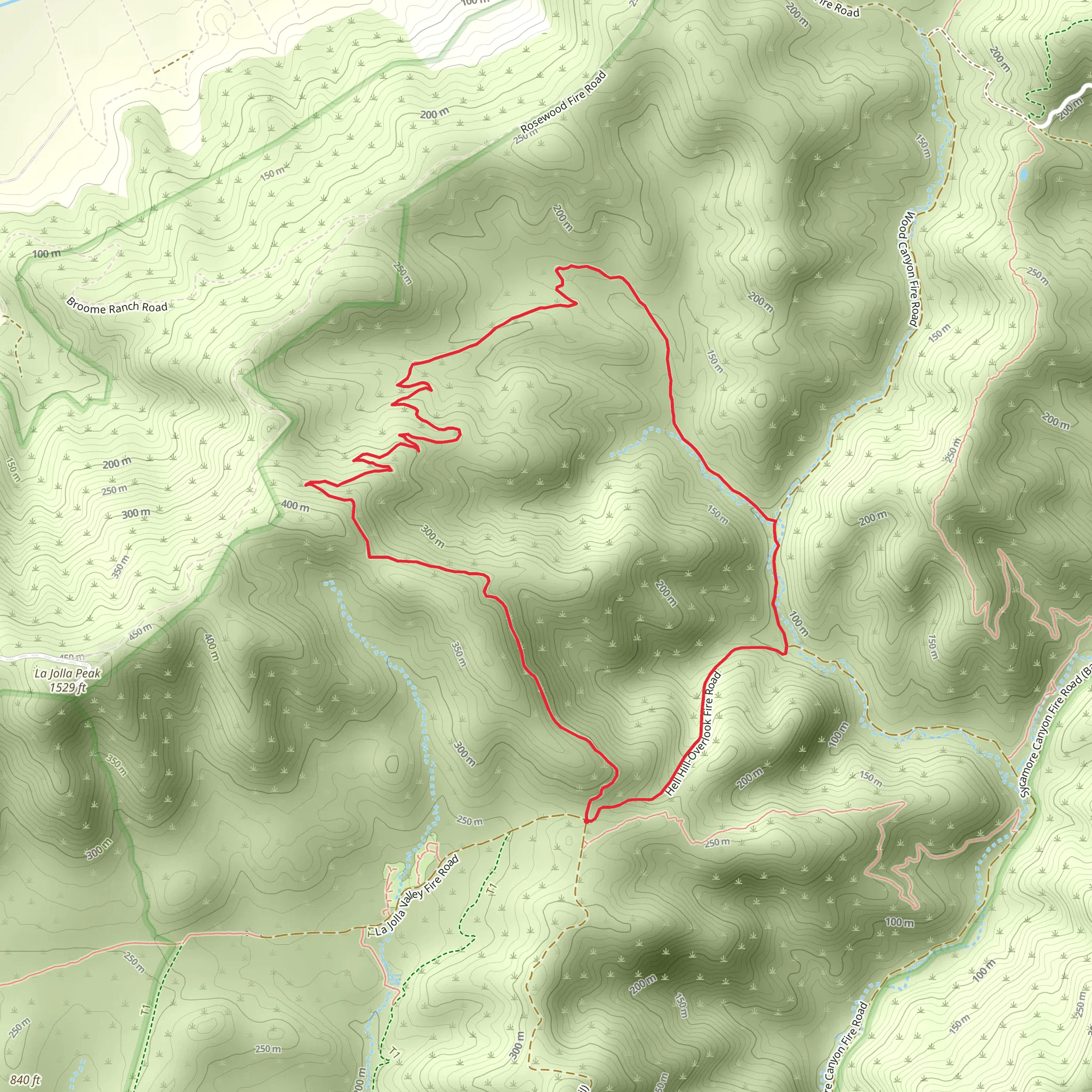 Guadalasca Loop Trail mobile static map