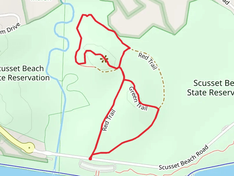Sagmore Hill Loop - Scusset Beach State Reservation
