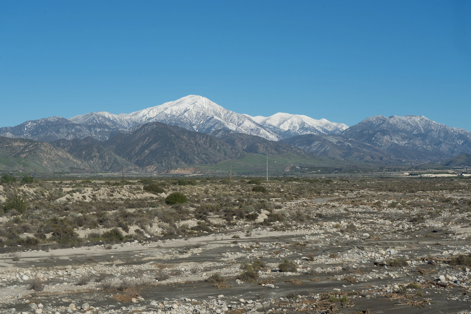 An image depicting the trail Anderson Flat via Momyer Creek Trail and San Bernardino Peak Trail and its surrounding area.