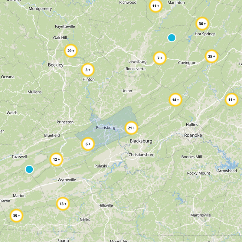 Giles County Static Map