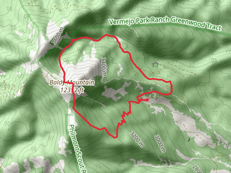 Baldy Mountain Loop via The Goat Trail and French Henry