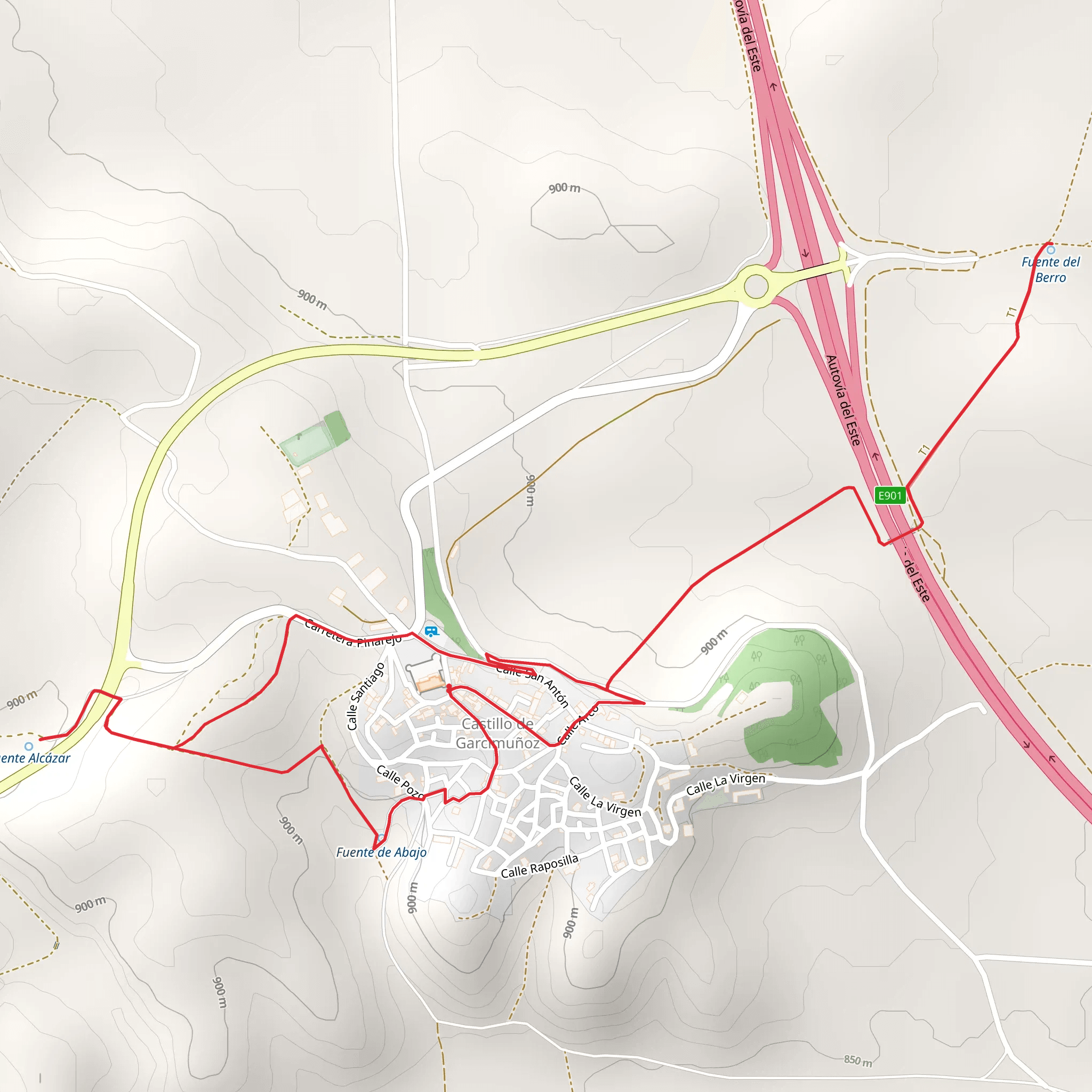 Hoces de Cuenca Route SL-CU 10 mobile static map
