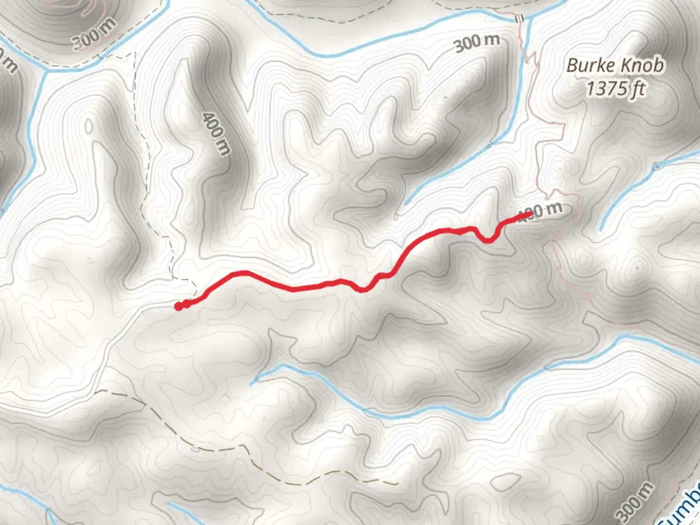 An image depicting the trail Maude's Crack Trail and its surrounding area.