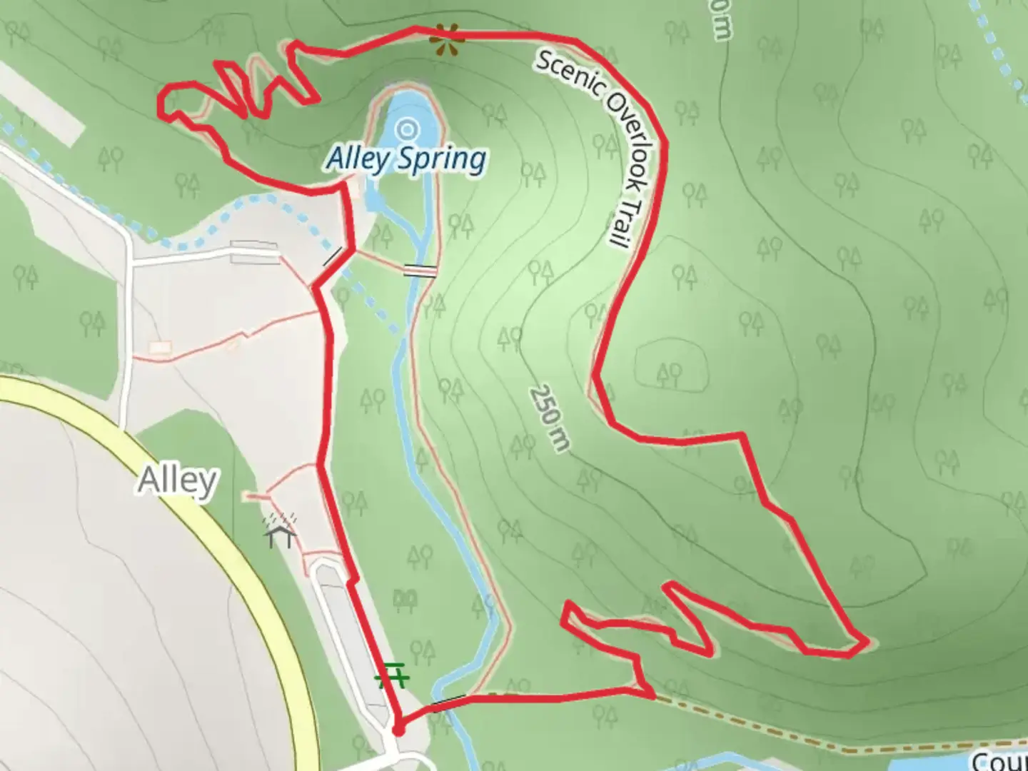An image depicting the trail Scenic Overlook Loop Trail and its surrounding area.