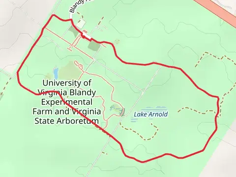 Lake Arnold and Blandy Farm Lane Loop