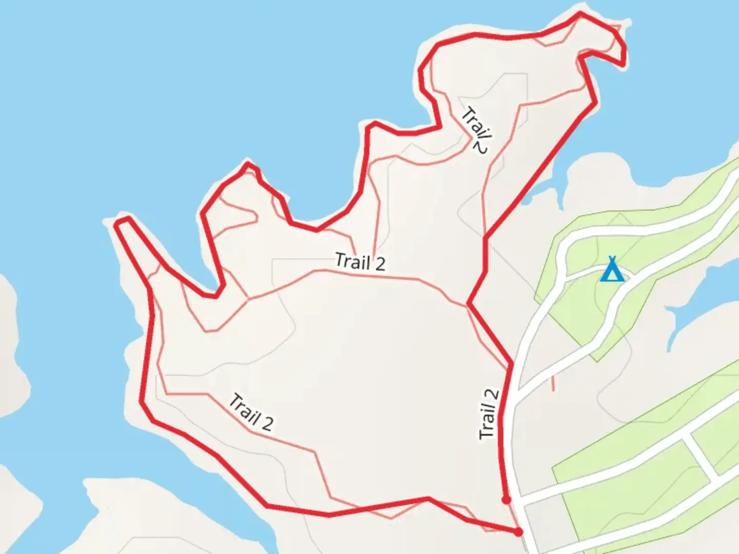 An image depicting the trail Summit Lake Reservoir - Trail 2 Loop and its surrounding area.