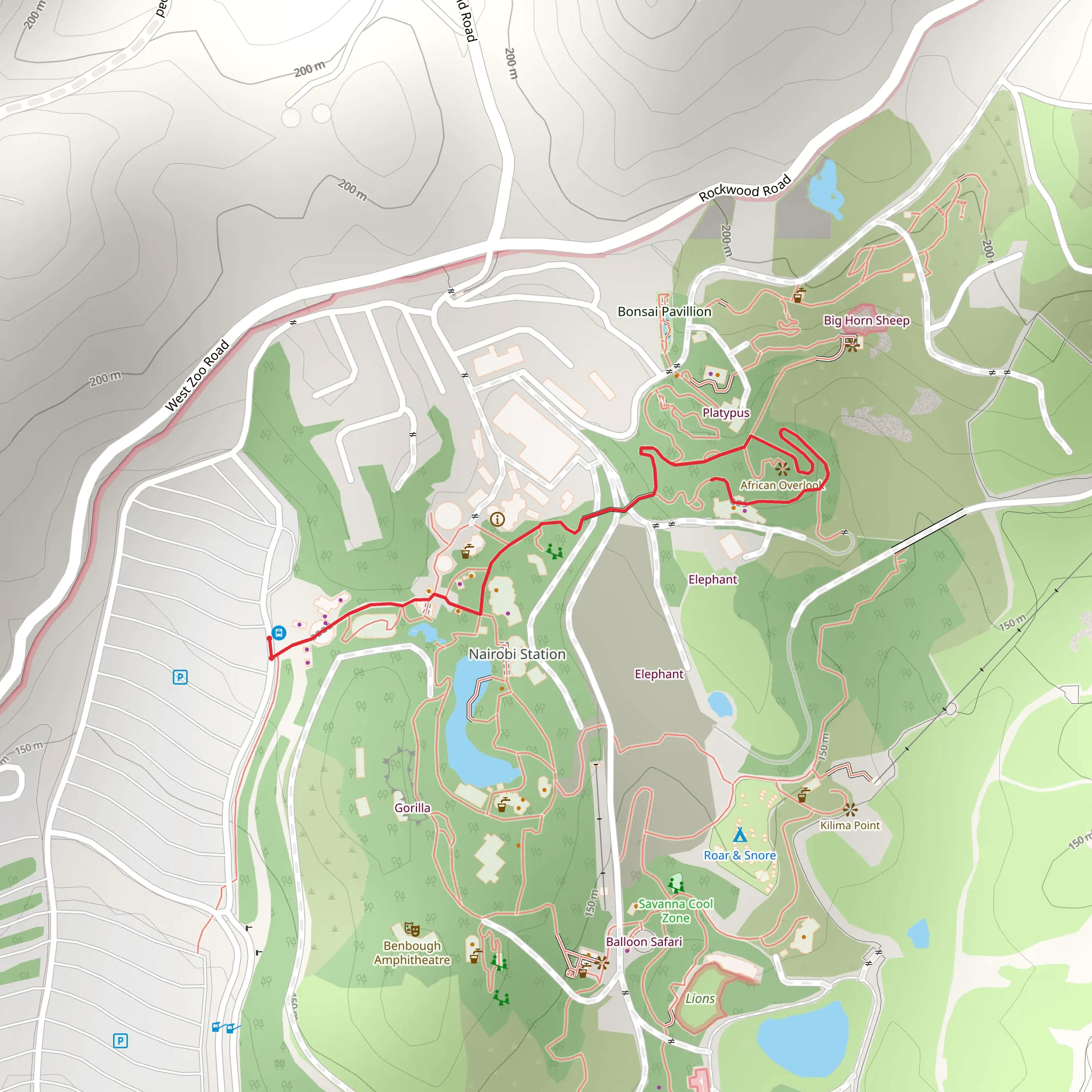 Arbor Walk mobile static map