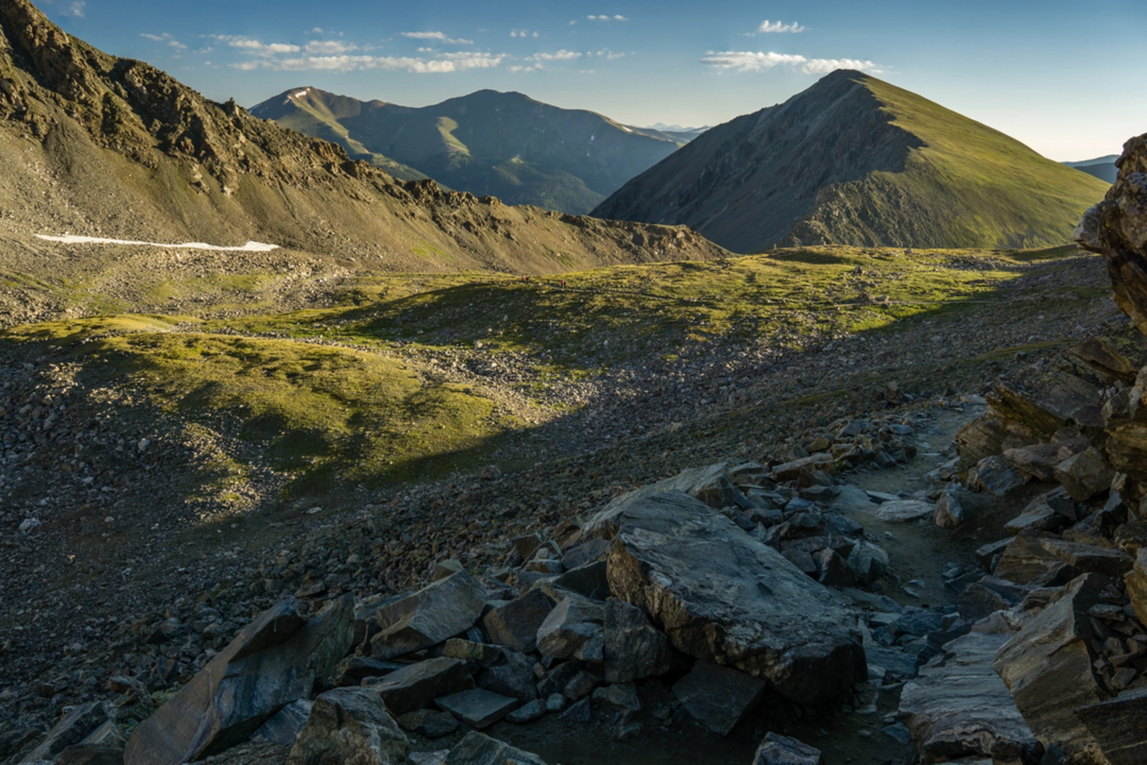 An image depicting the trail Torreys Peak via CDT and its surrounding area.