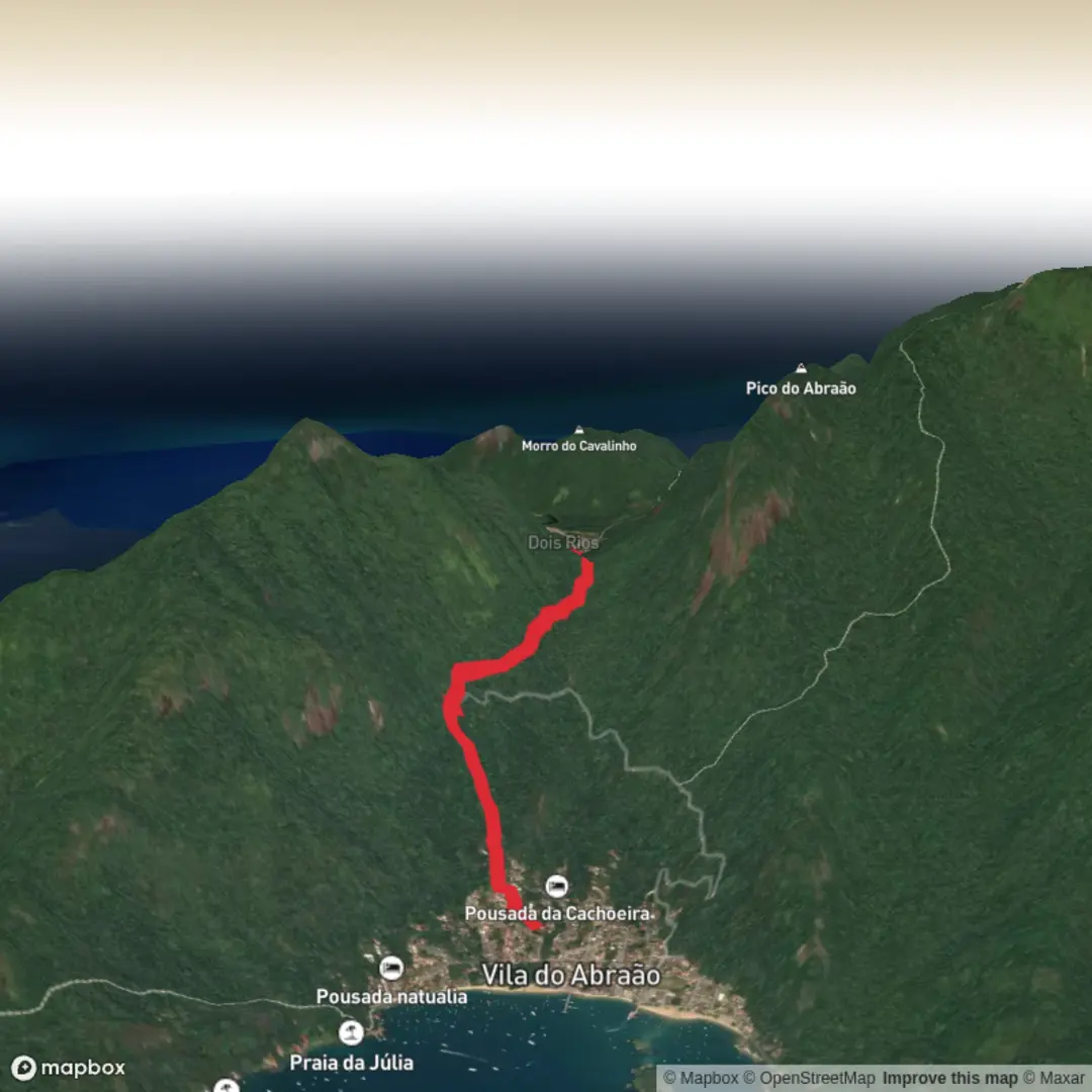 An image depicting the trail Hike from Angra dos Reis and its surrounding area.