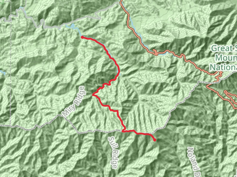 Elkmont to Mt Buckley via Little River and Appalachian Trail