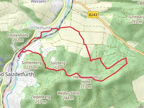 Schuhnagelweg and Wesselner Nordhangweg Loop