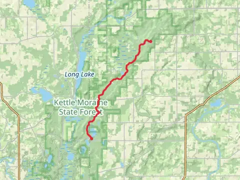 Crooked Lake and Butler Lake via IAN