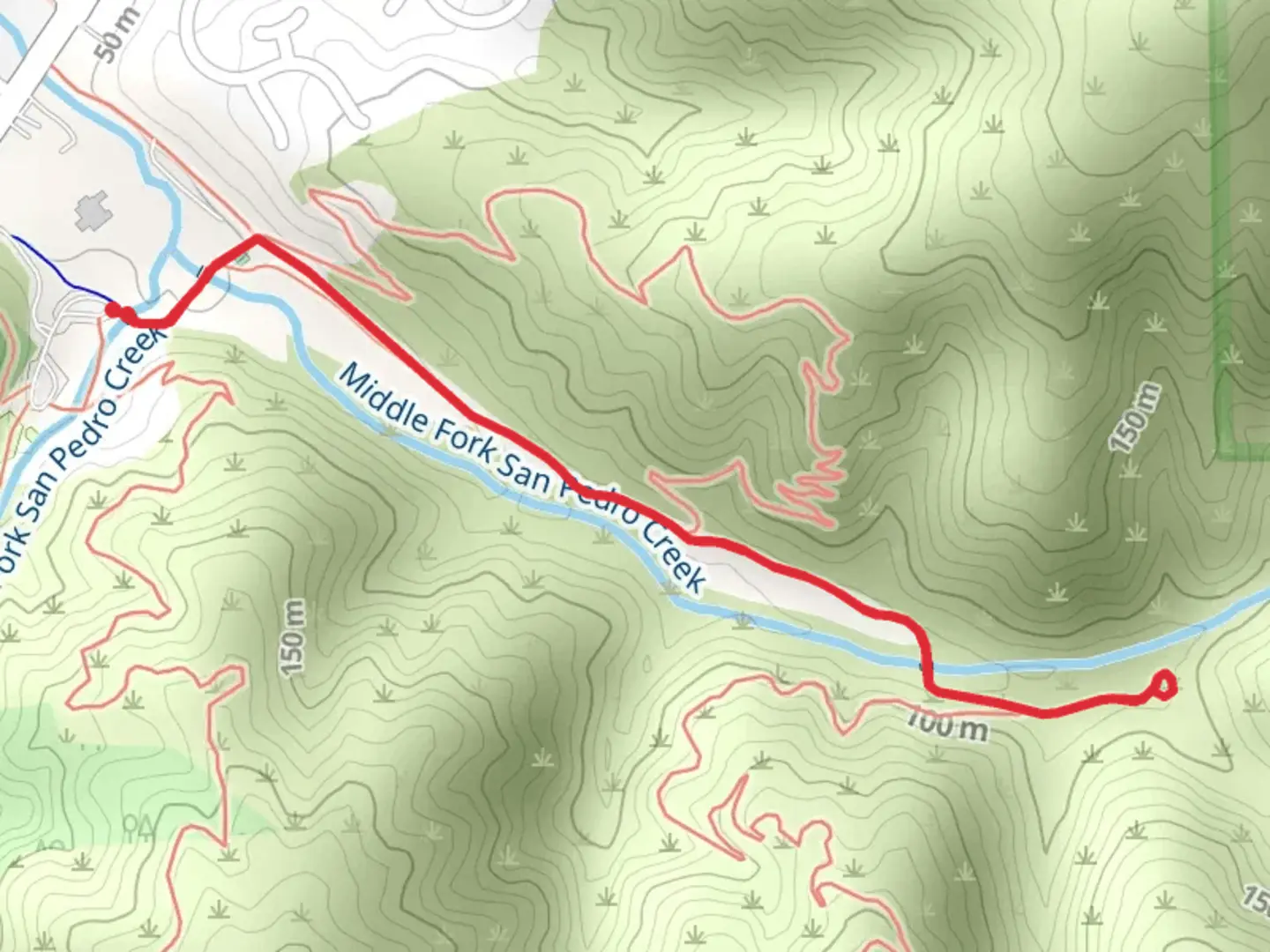 An image depicting the trail Weiler Ranch Trail and its surrounding area.