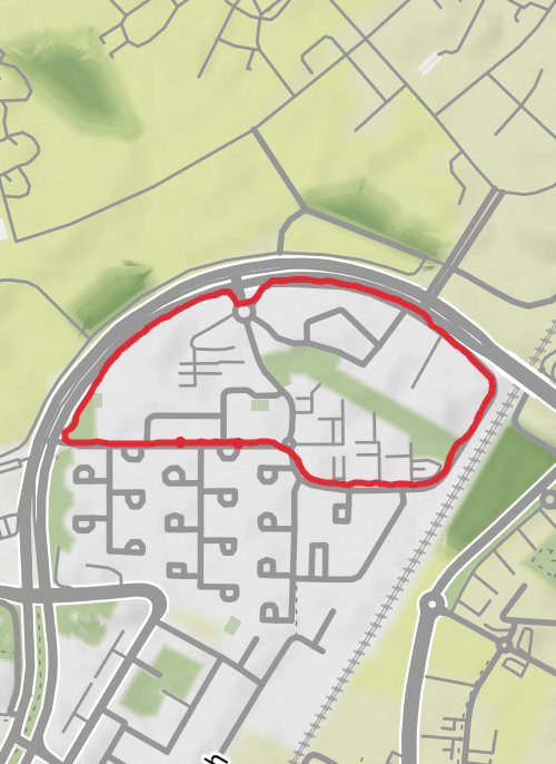 Hike from Kiryat Yam mobile static map