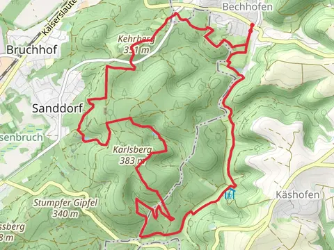 Bechhofen and Ruine Barenstalle Loop
