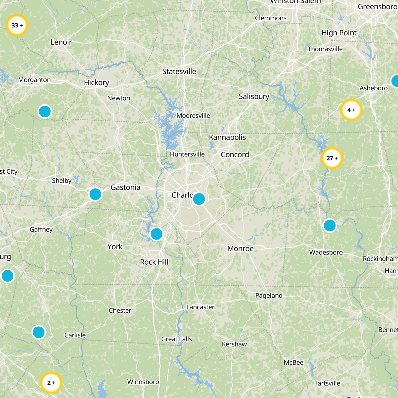 Mecklenburg County Static Map