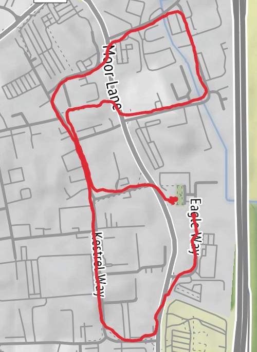 Exeter Walking mobile static map