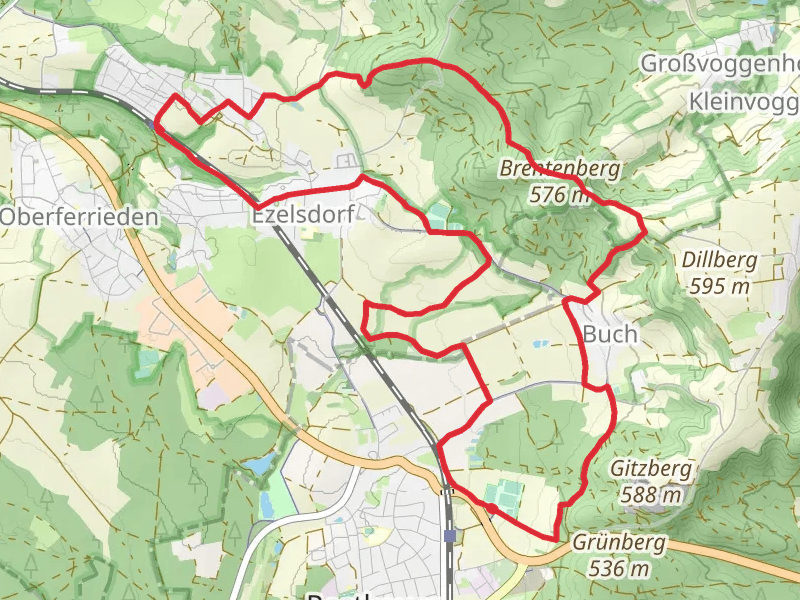 Goldhutweg and Burgthann Loop