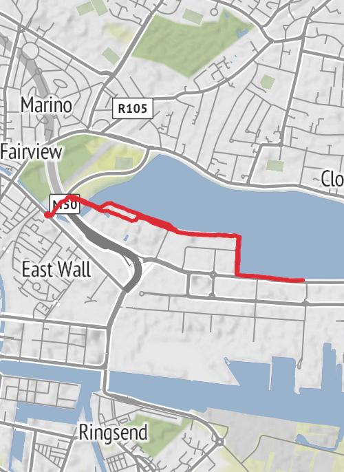 County Dublin Running mobile static map