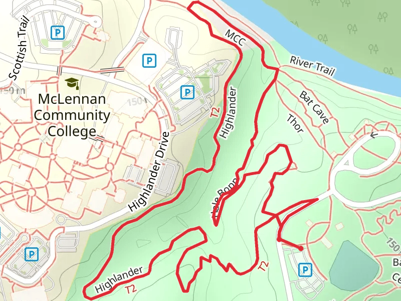 Highlander and Bosque River Loop