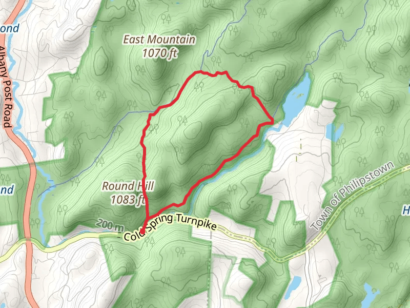 School Mountain Trail and Fahnestock Trail Loop