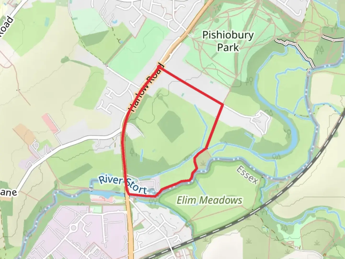An image depicting the trail Union Wood Loop and its surrounding area.
