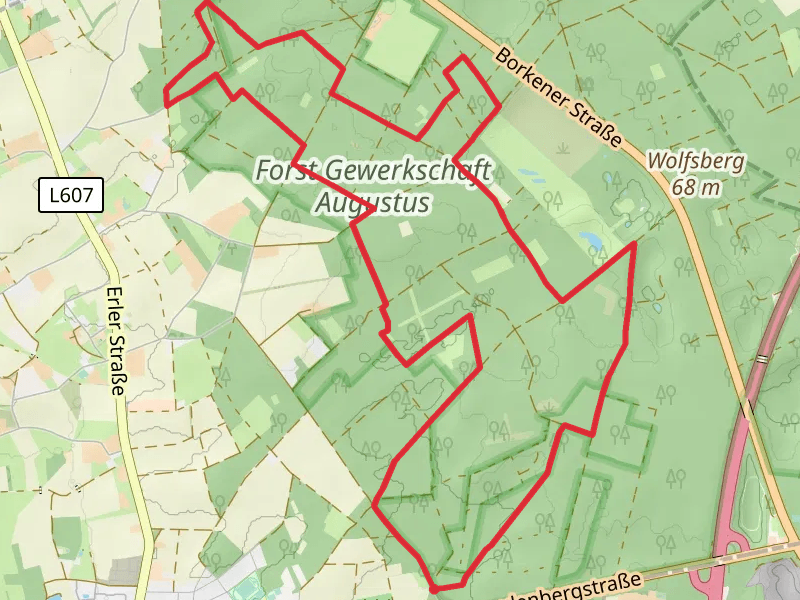 Forst Gewerkschaft Augustus Loop