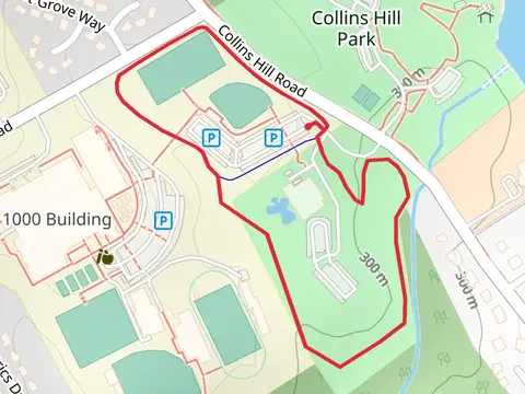 Loop around Collins Hill Road
