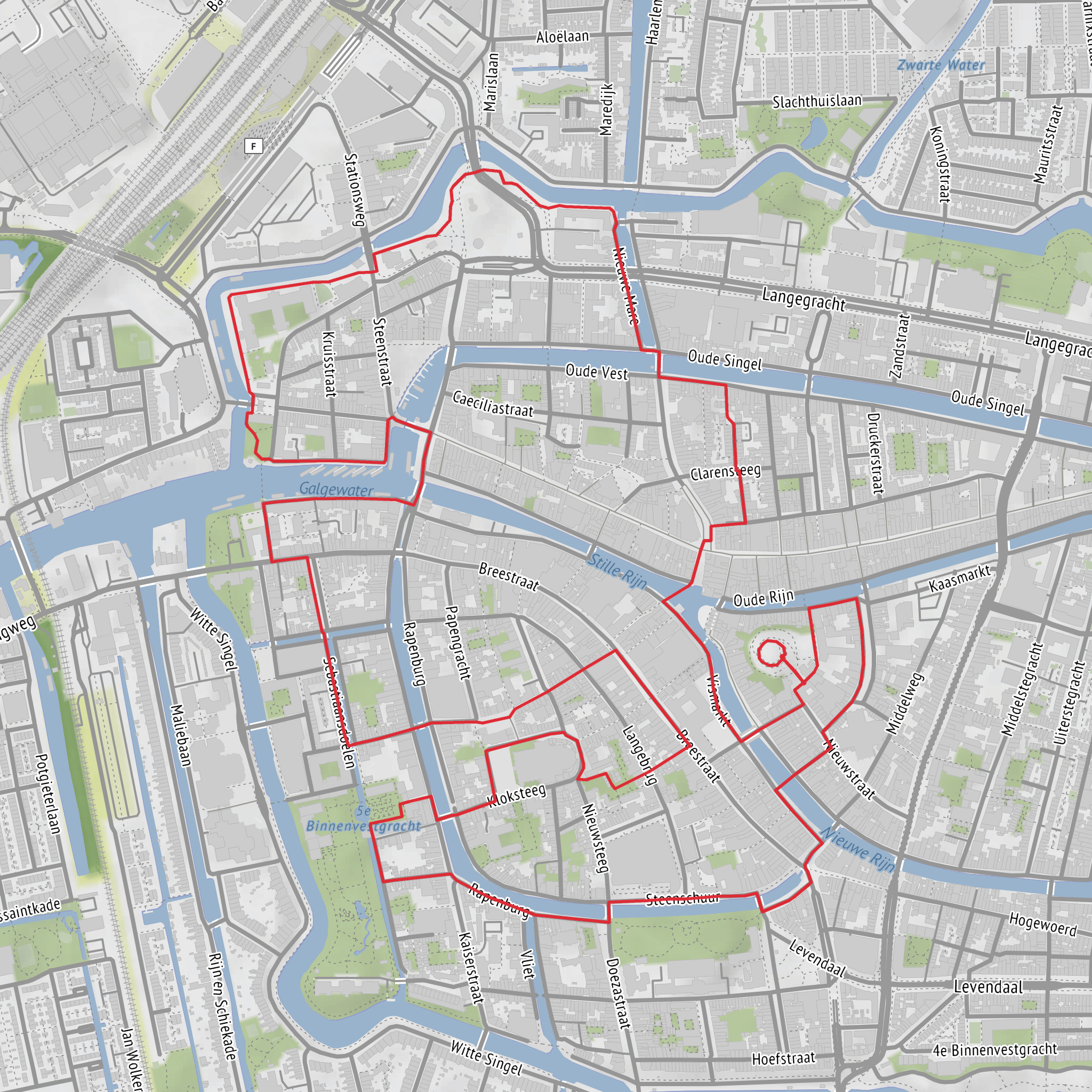 Leiden Loop mobile static map