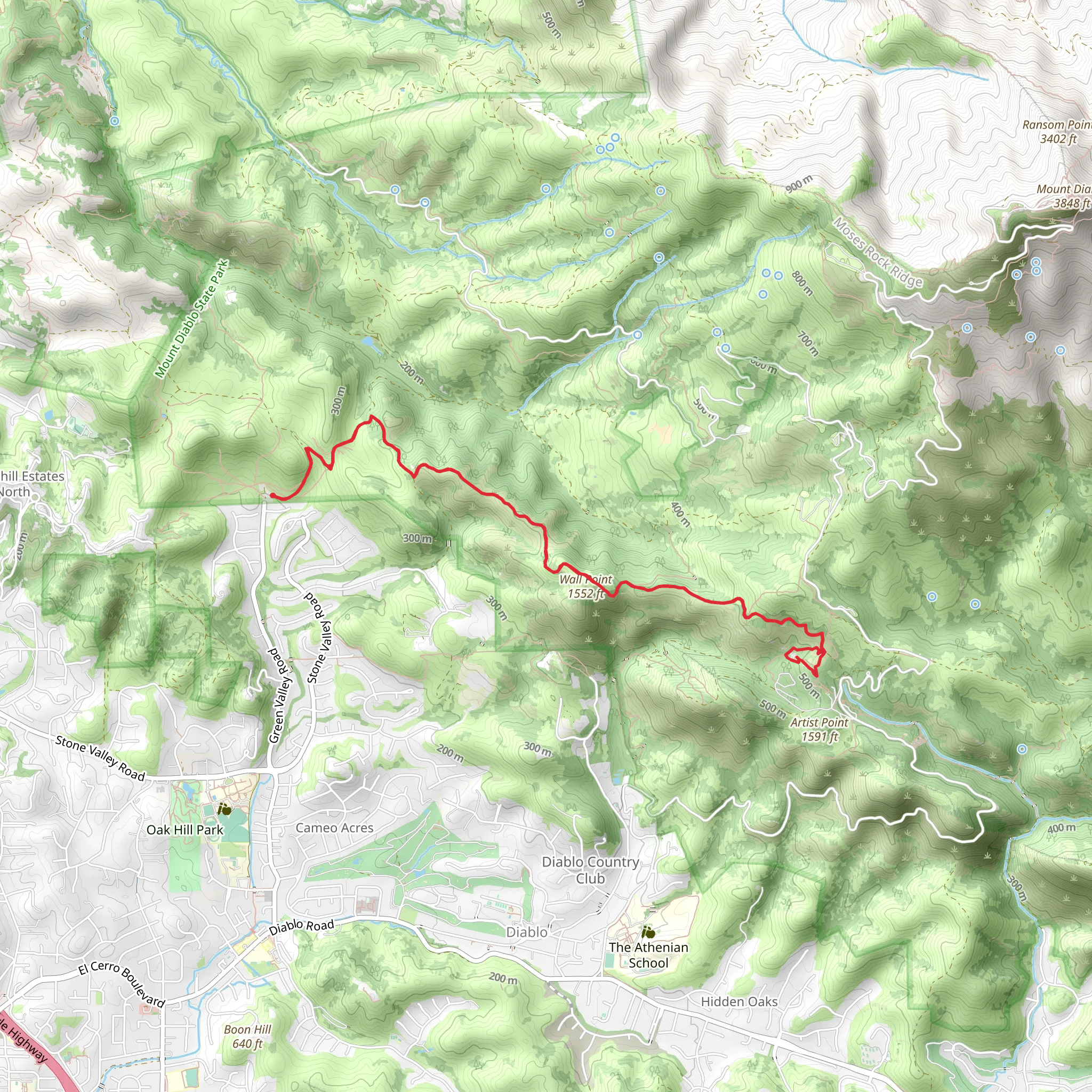Wall Point Road mobile static map