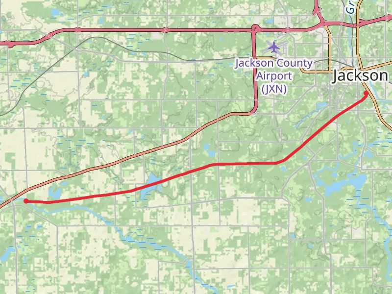 Inter-City and Falling Water Trail