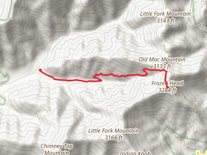 Frozen Head via South Old Mac Trail
