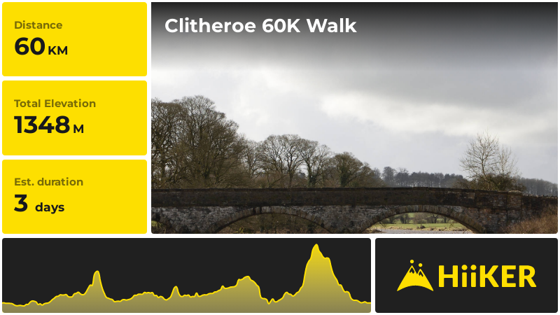 Clitheroe 60K Walk | Lancashire | England