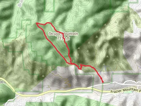 Tecuya Mountain and Cold Spring Creek