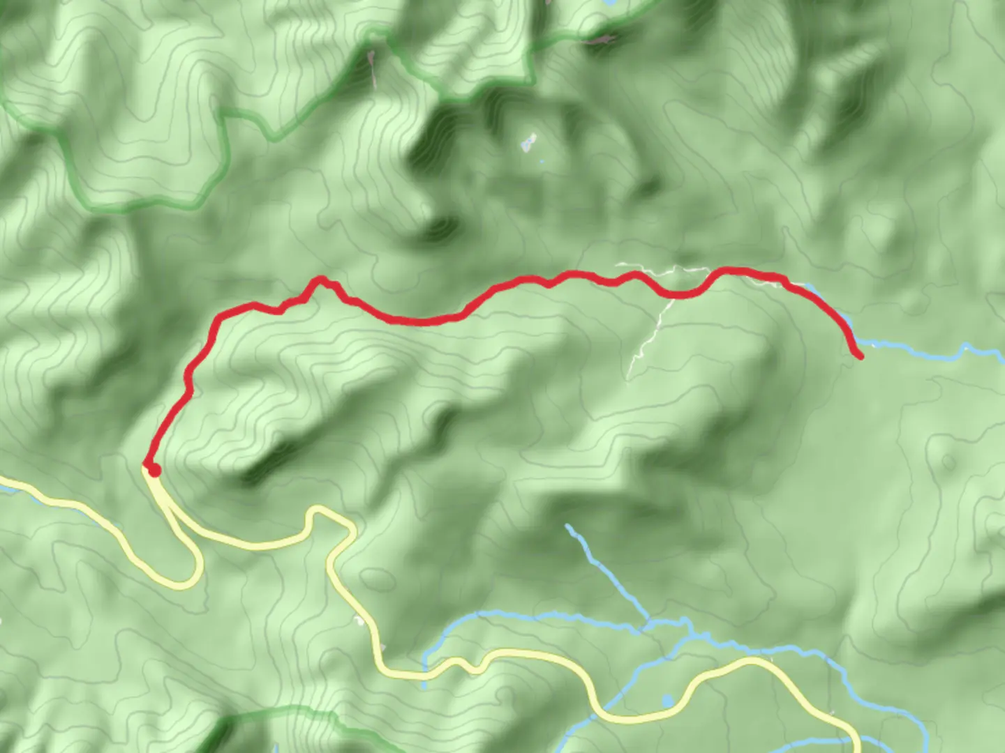 An image depicting the trail Hancock Notch Trail Out and Back and its surrounding area.