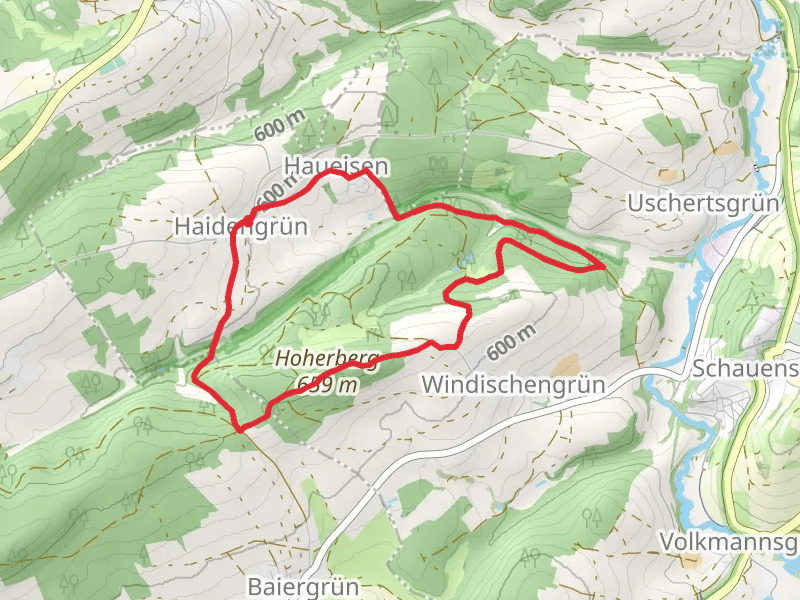 Hoherberg via Stockhoehen Weg