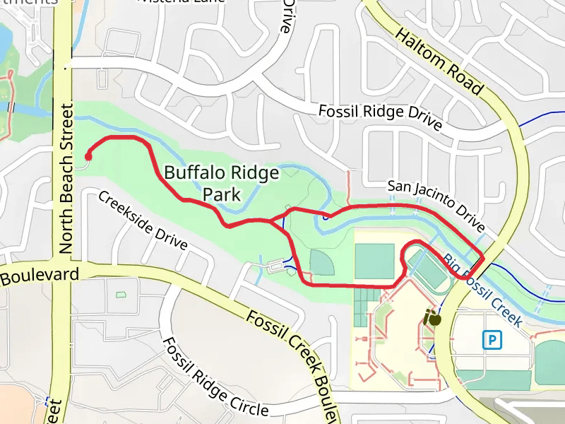 Big Fossil Creek Loop - Buffalo Ridge Park