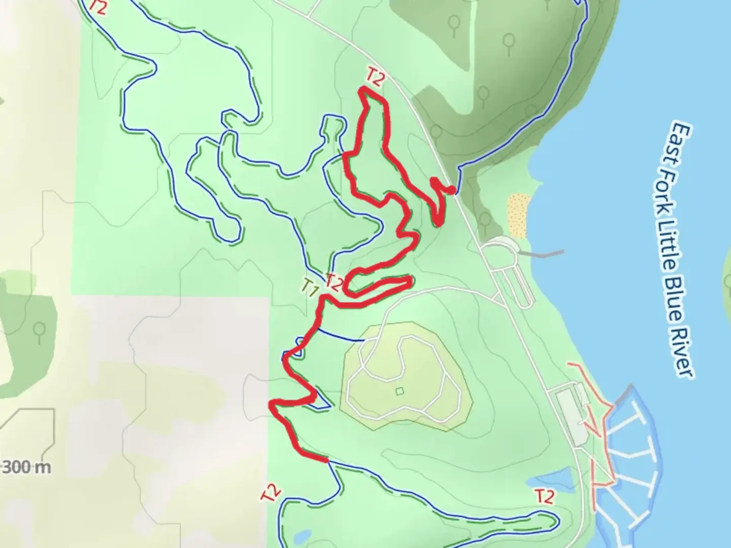 An image depicting the trail Bobcat Trail and its surrounding area.