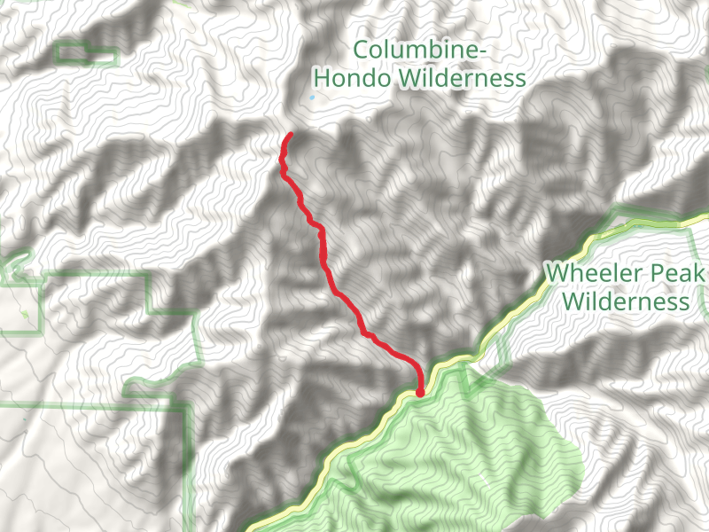 Lobo Peak via Yerba Canyon Trail