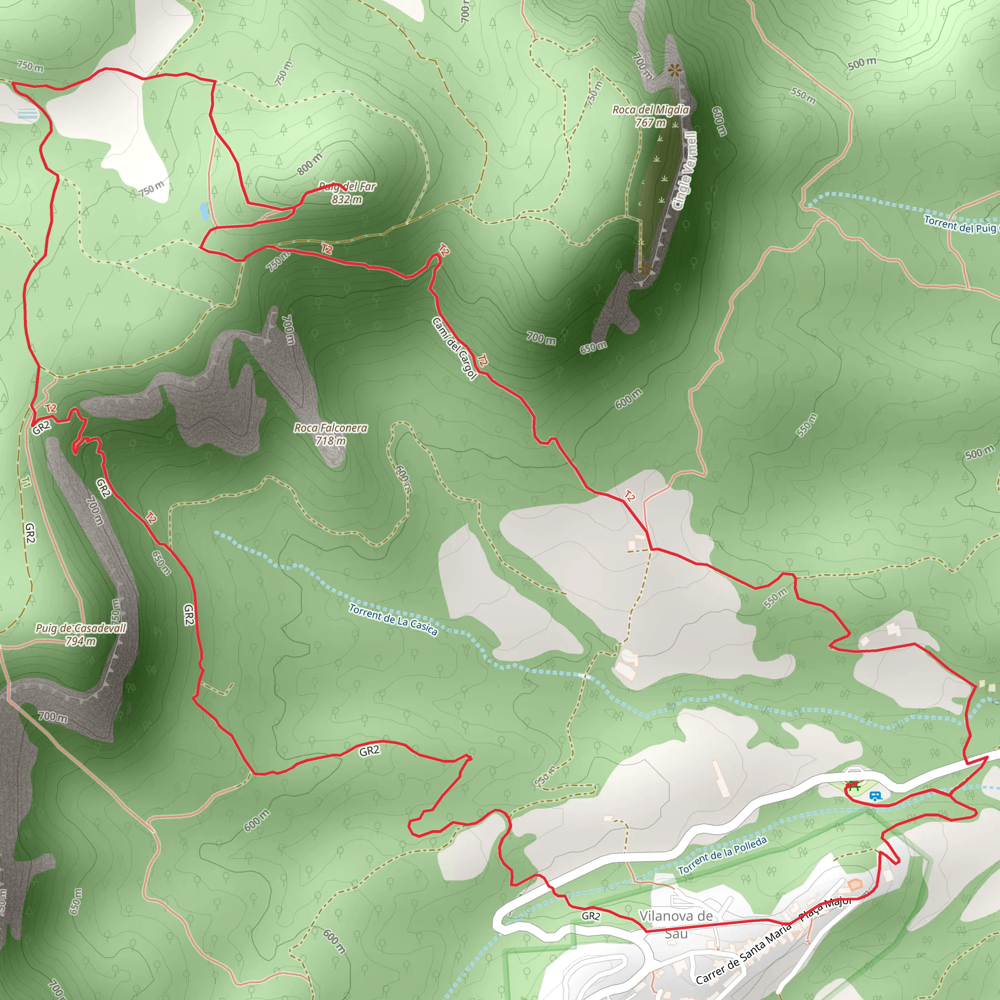 The Puig del Far SL C 122 mobile static map