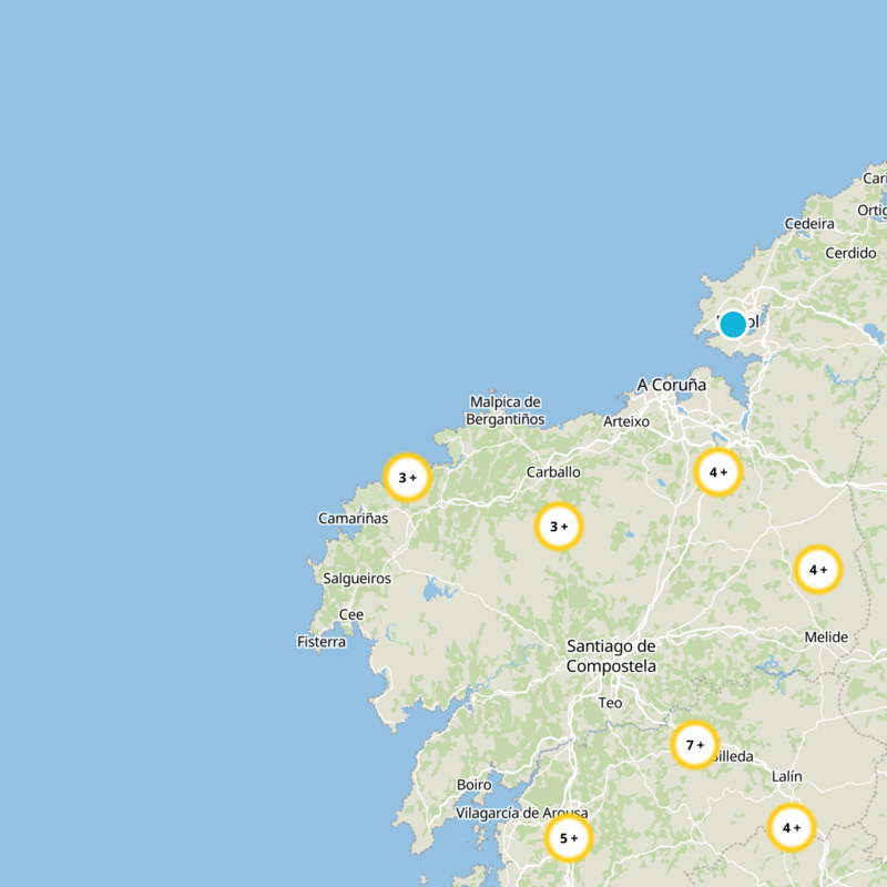 Ponteceso Static Map