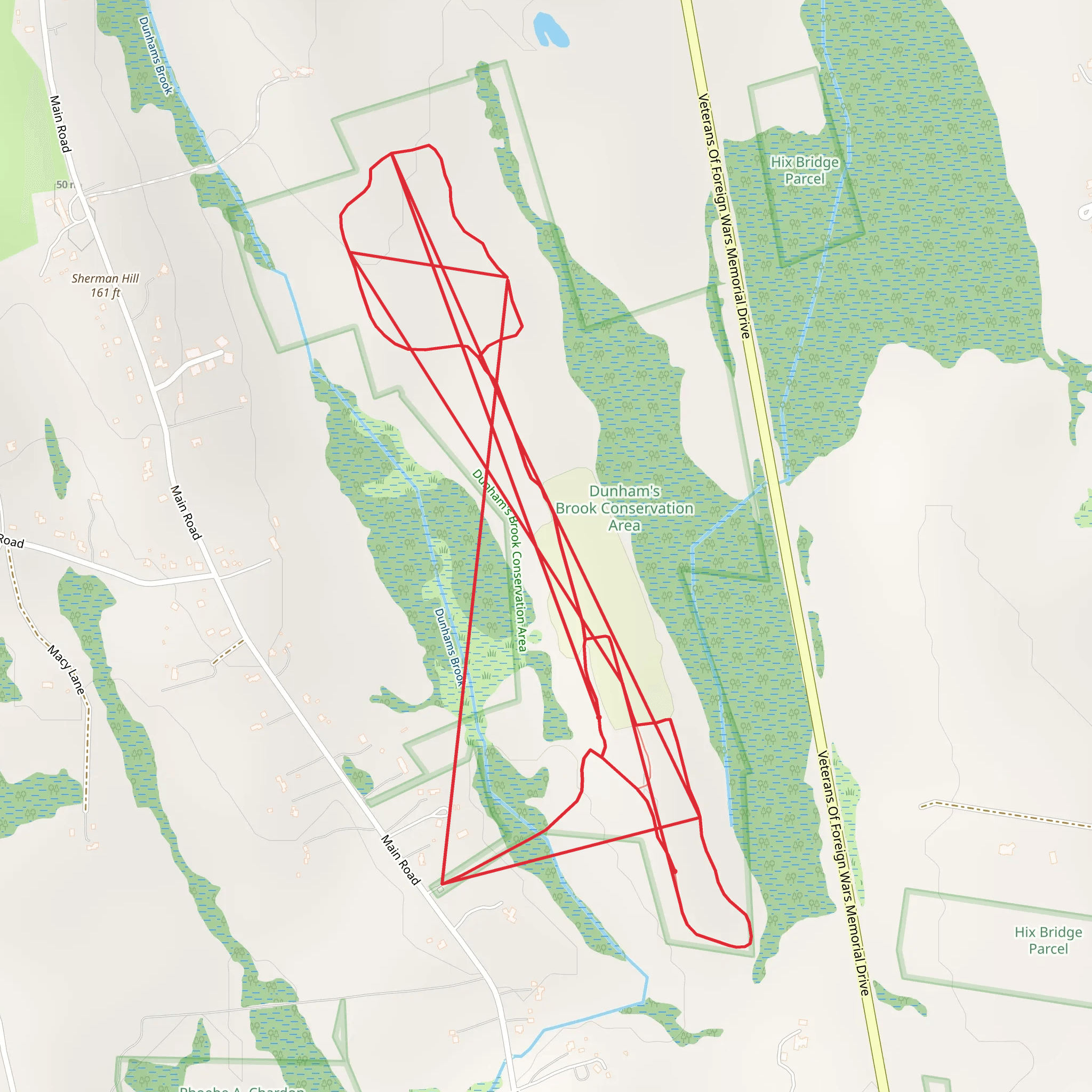 Sherman Hill mobile static map
