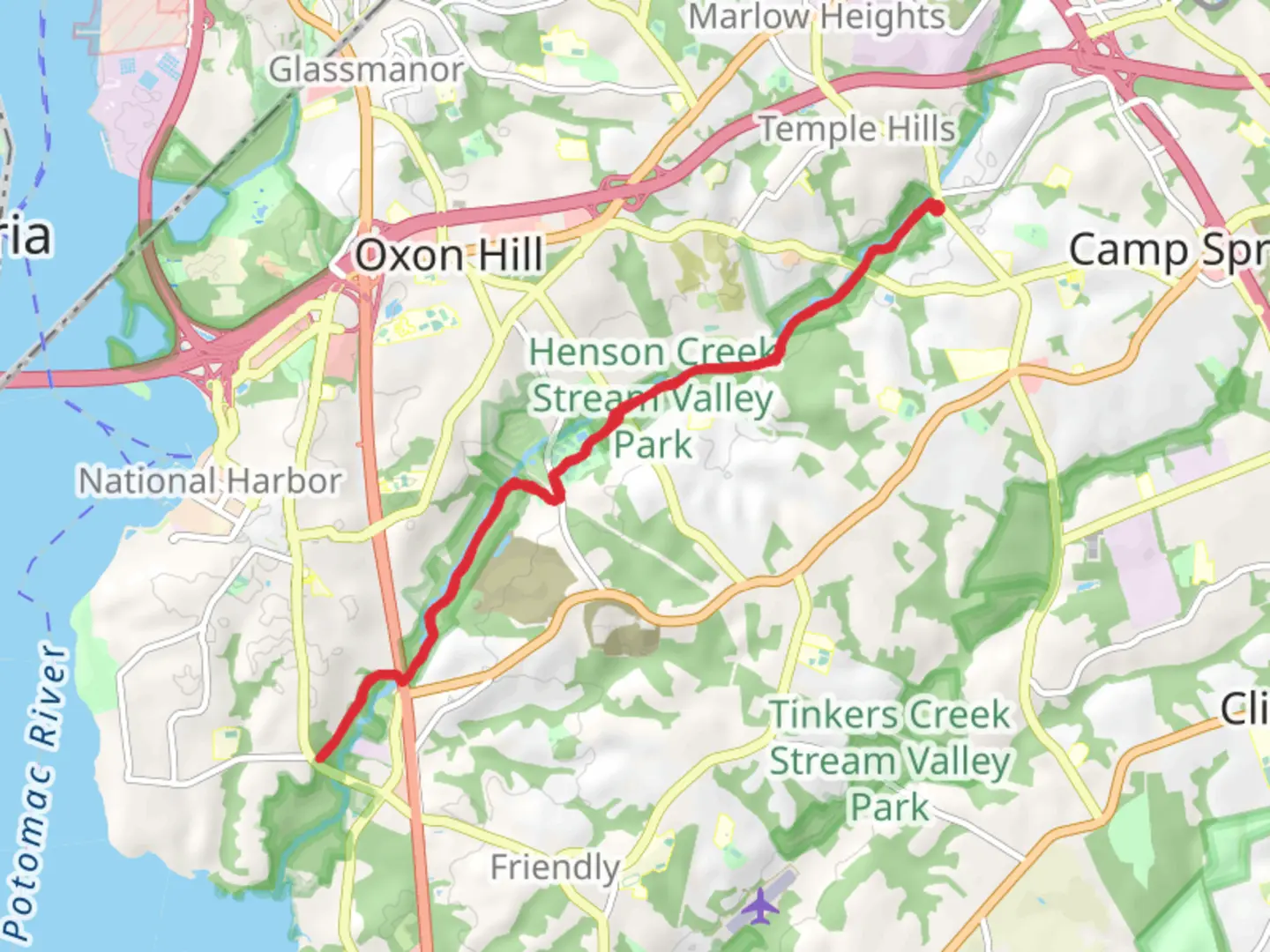 An image depicting the trail Henderson Trail and its surrounding area.