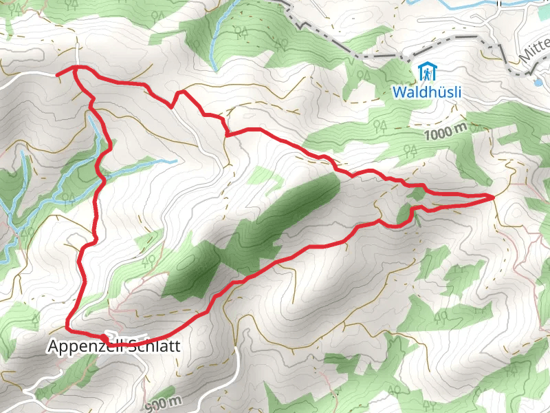 Säntisblick Loop Trail in Schlatt